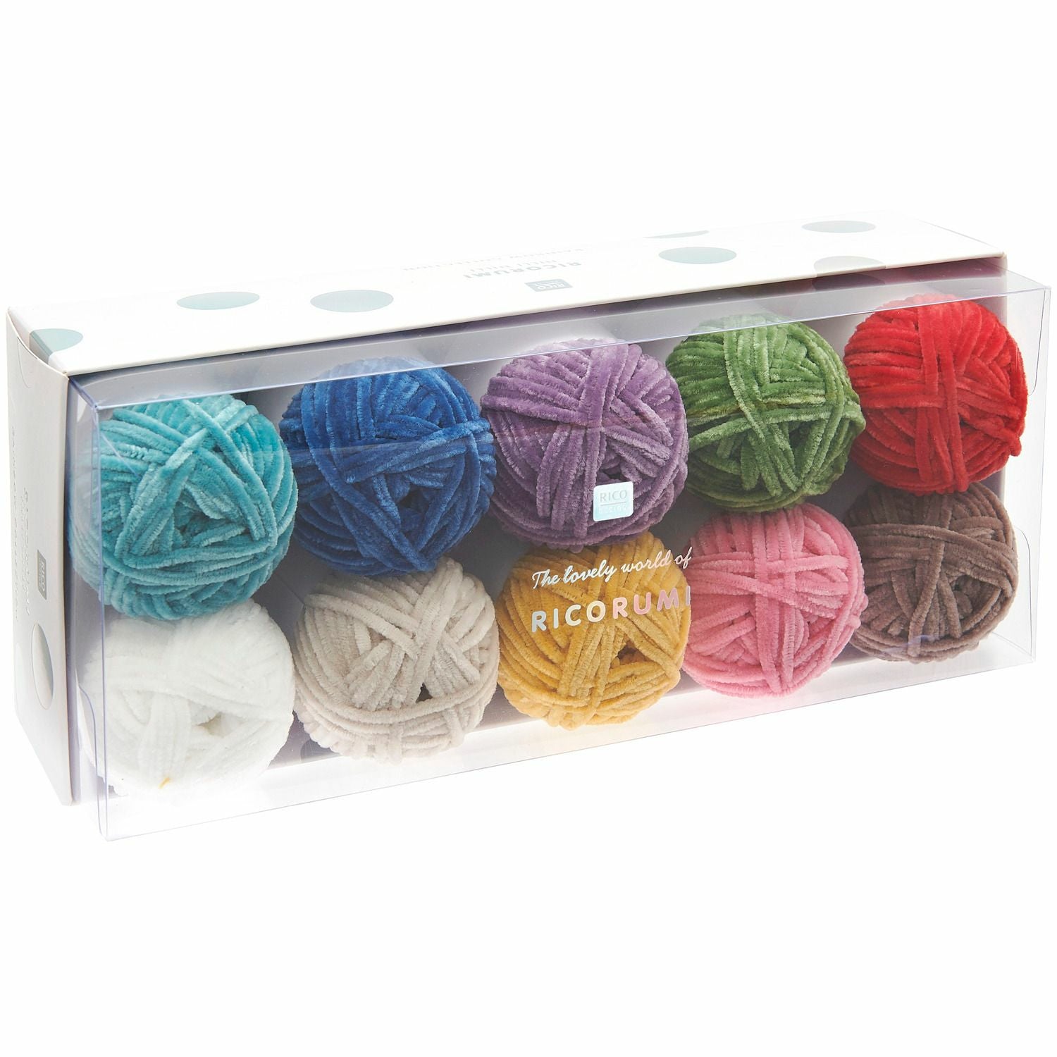 Rico Design Ricorumi-Set, Polyester, mehrfarbig, 10 Stück