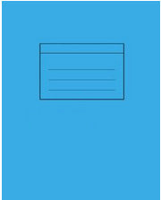 Elco Schulheft – 175 × 220 mm – liniert – 24 Blatt – abgerundete Ecken, blau, 10 Stück