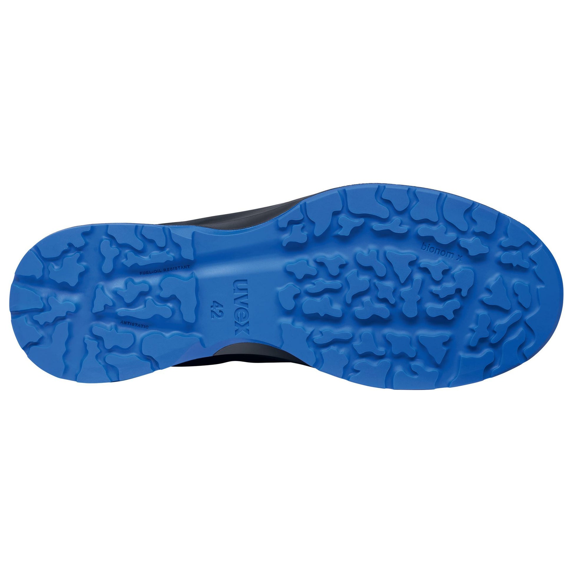 Uvex 1 x-craft Sicherheitsstiefel S2 – Schwarz/Blau – Grösse 46, Weite 11