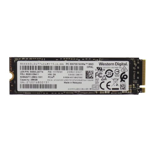 Lenovo XG6 – M.2 NVMe (PCIe 3.0), 256 GB (OPAL 2.0)
