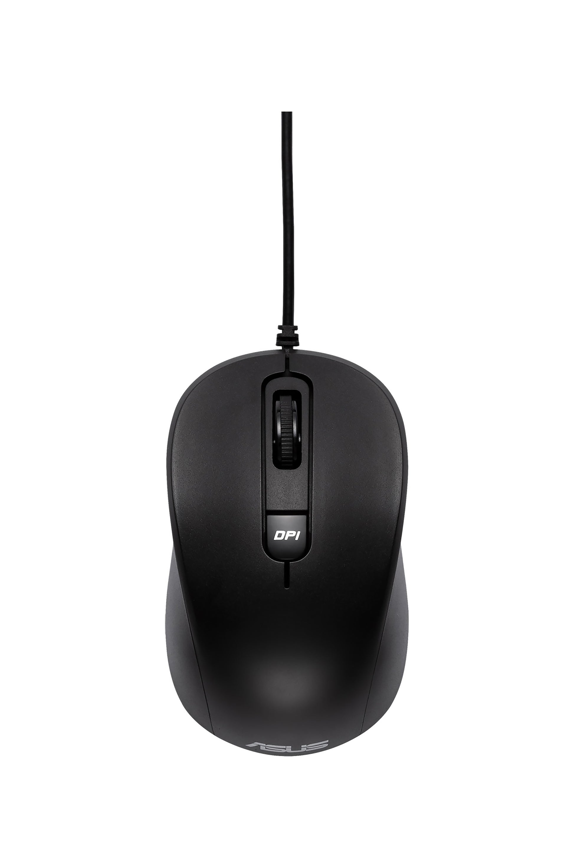 ASUS MU101C – Maus – Kabelgebunden (USB‑A), 3200 DPI, beidhändig, Schwarz