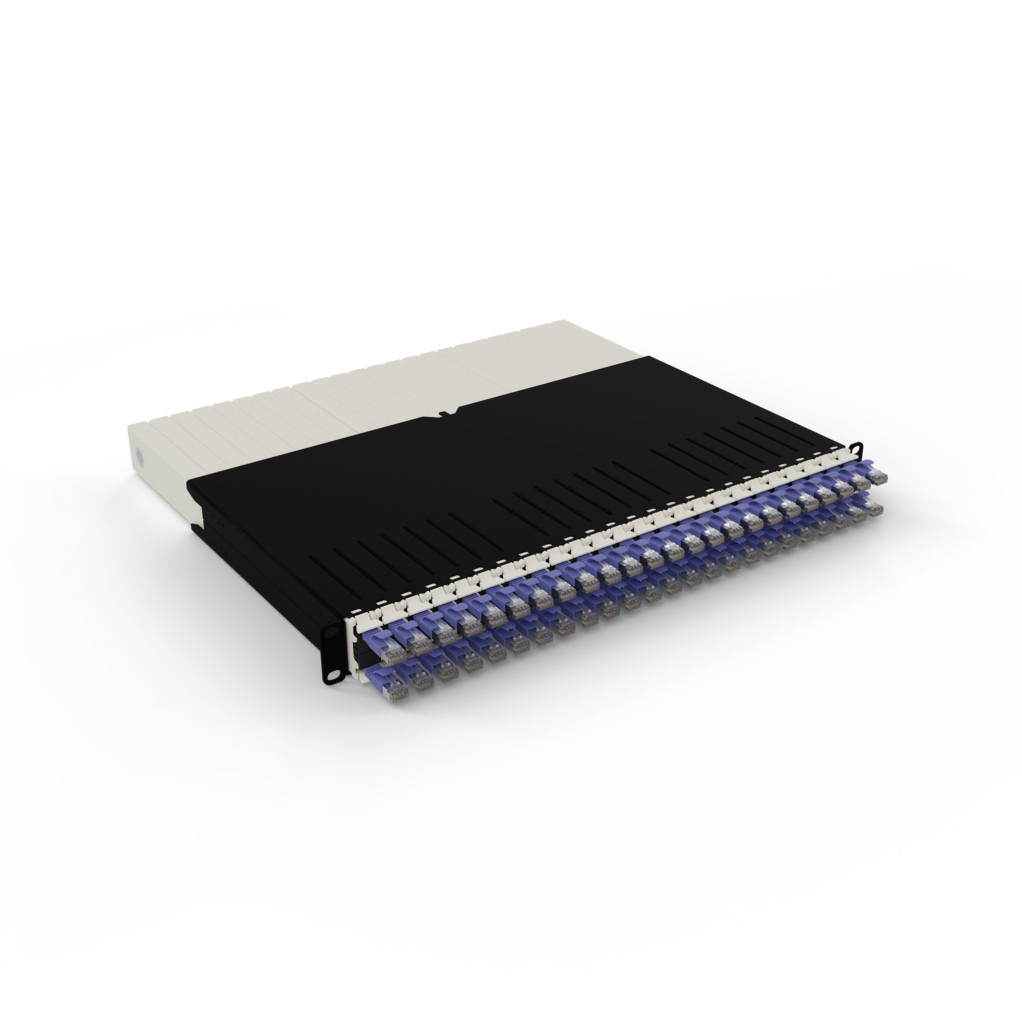 Patchbox Netzwerkkabel – Violett, geschirmt