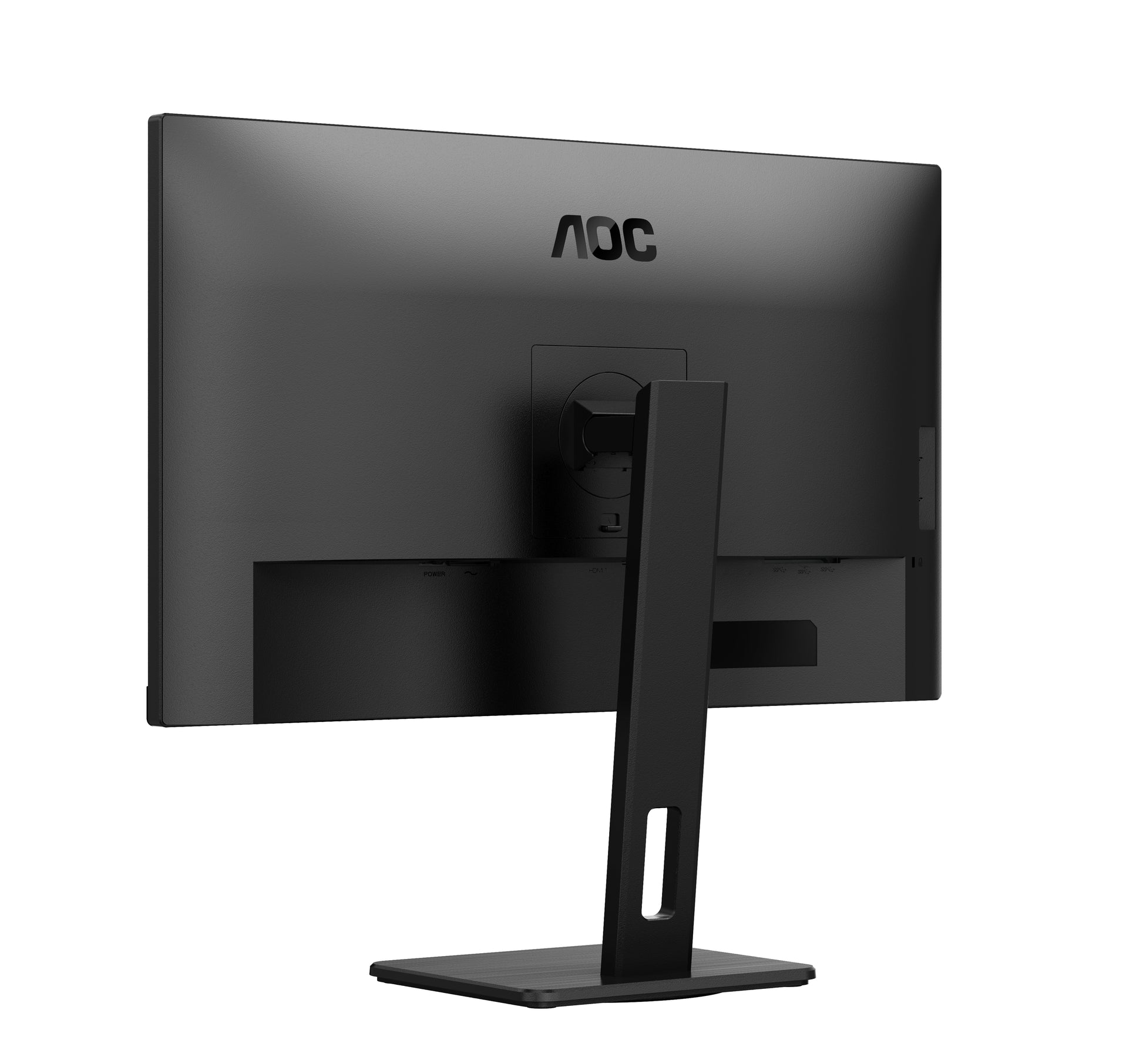 AOC U27E3UF – Monitor, 27", 60 Hz, 350 cd/m², Adaptive Sync, Daisy Chain, USB-Hub, VESA 100 × 100, Schwarz