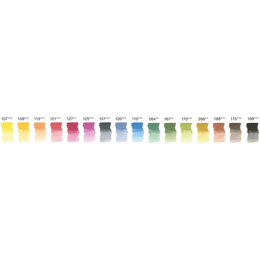 Faber-Castell Aquarellbuntstift Mehrfarbig – rund
