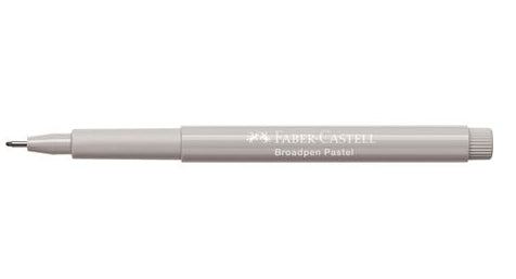 Faber-Castell Broadpen 1554 Fineliner – 0,8 mm, grau, dokumentenecht