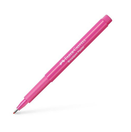 Faber-Castell Broadpen 1554 Fineliner – 0,8 mm, pink, 1 Stk., dokumentenecht