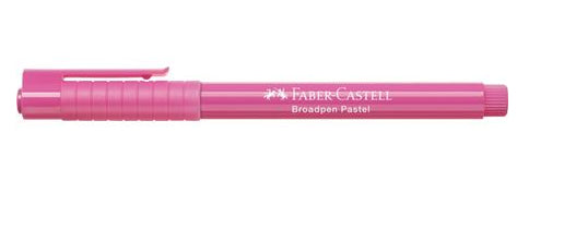 Faber-Castell Broadpen 1554 Fineliner – 0,8 mm, pink, 1 Stk., dokumentenecht