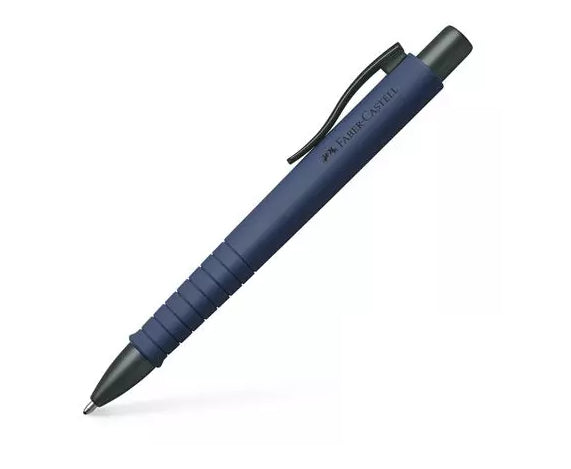 Faber-Castell Poly Ball Kugelschreiber – Blau, Druck, ergonomisch, dokumentenecht, nachfüllbar