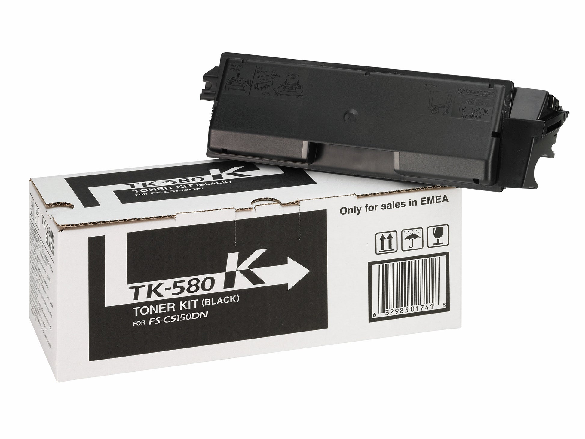 Kyocera – Toner TK-580K – schwarz, 3500 Seiten