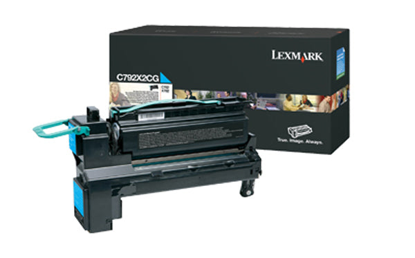 Lexmark C792 Cyan Toner – Original – 20'000 Seiten – für Lexmark C792de/C792dhe/C792dte und andere