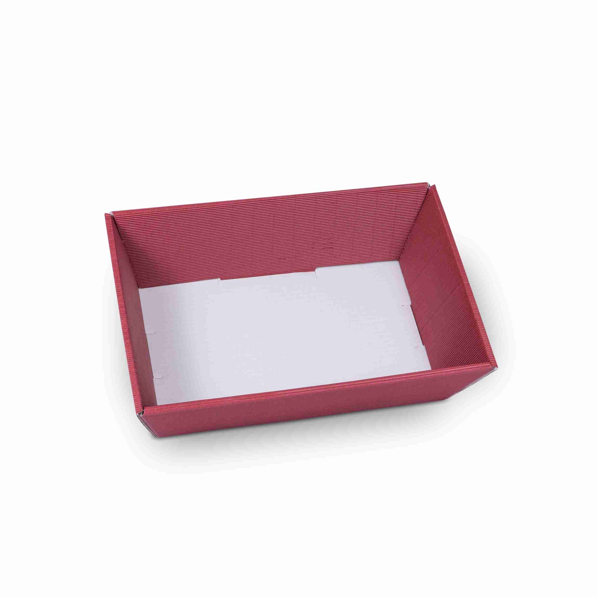 Model Geschenkkorb dunkelrot – Innenmass 330 × 190 × 110 mm – 1 Stk., ab 50 Stk.