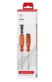 PB Swiss Tools Insider – Schrauberbit-Set PH/SL/TX, 9-teilig, magnetisch – PB 6465 CBB