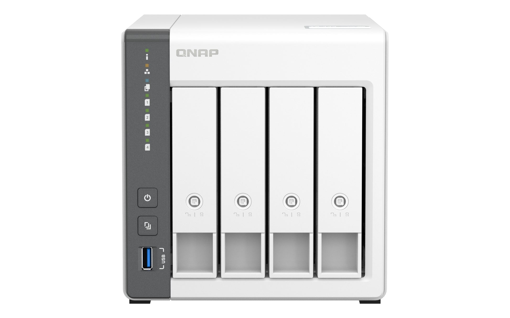 QNAP TS-433-4G NAS – 4 GB, 2,5 GbE, 1 GbE, 4 Einschübe