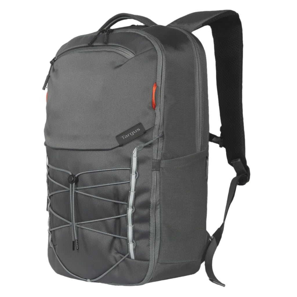 Targus Notebook-Rucksack Work+Play Trio – für 16", 20 l, aus recyceltem Material – Grau, 295 × 470 × 130 mm