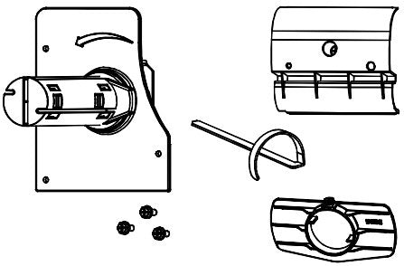 Datamax O'Neil Interner Rewinder H-Klasse – für H4S, OPT78-2615-01