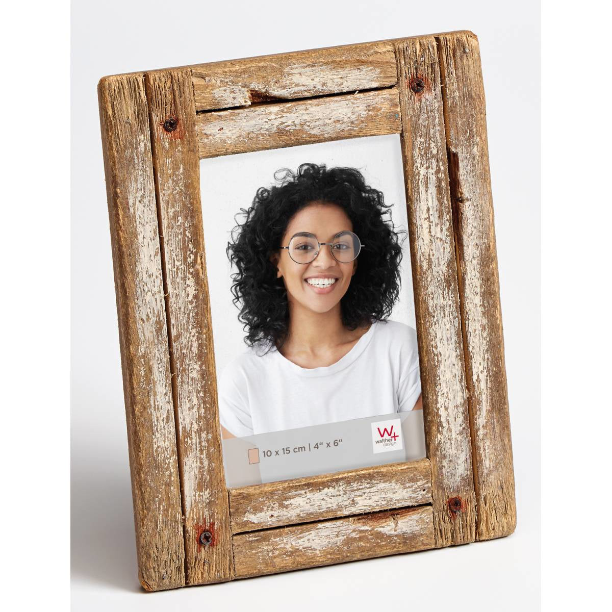 Walther Design Bilderrahmen Dupla Portrait, Holz, Braun, 17 × 22 cm, recyclingfähig – eco:plus