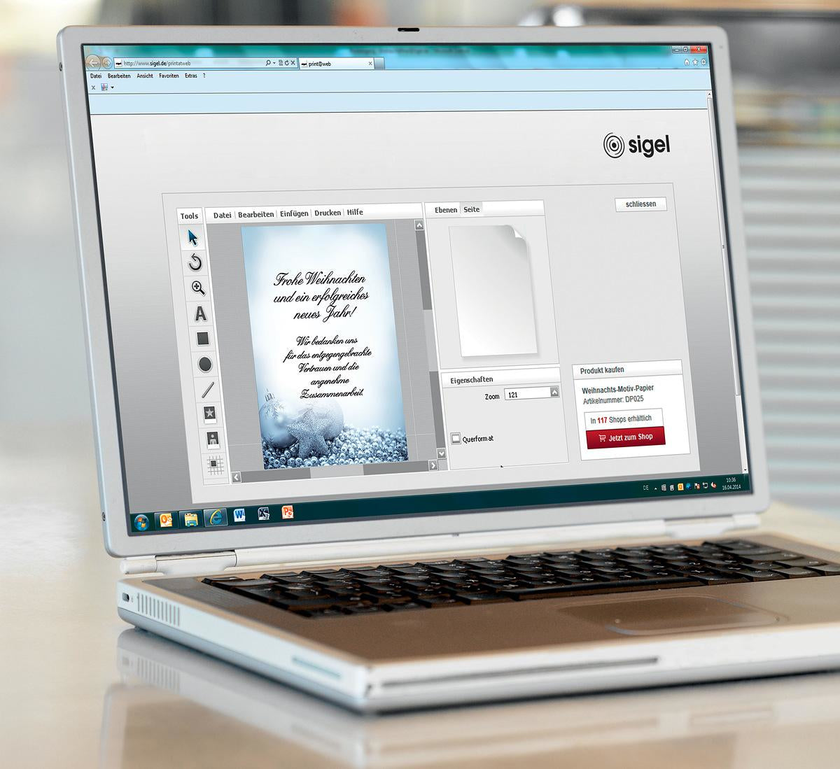 Sigel Motivpapier – A4, 90 g/m², mehrfarbig, Motiv: Blue Mystery – für Inkjet/Laser/Kopierer – FSC – 100 Blatt