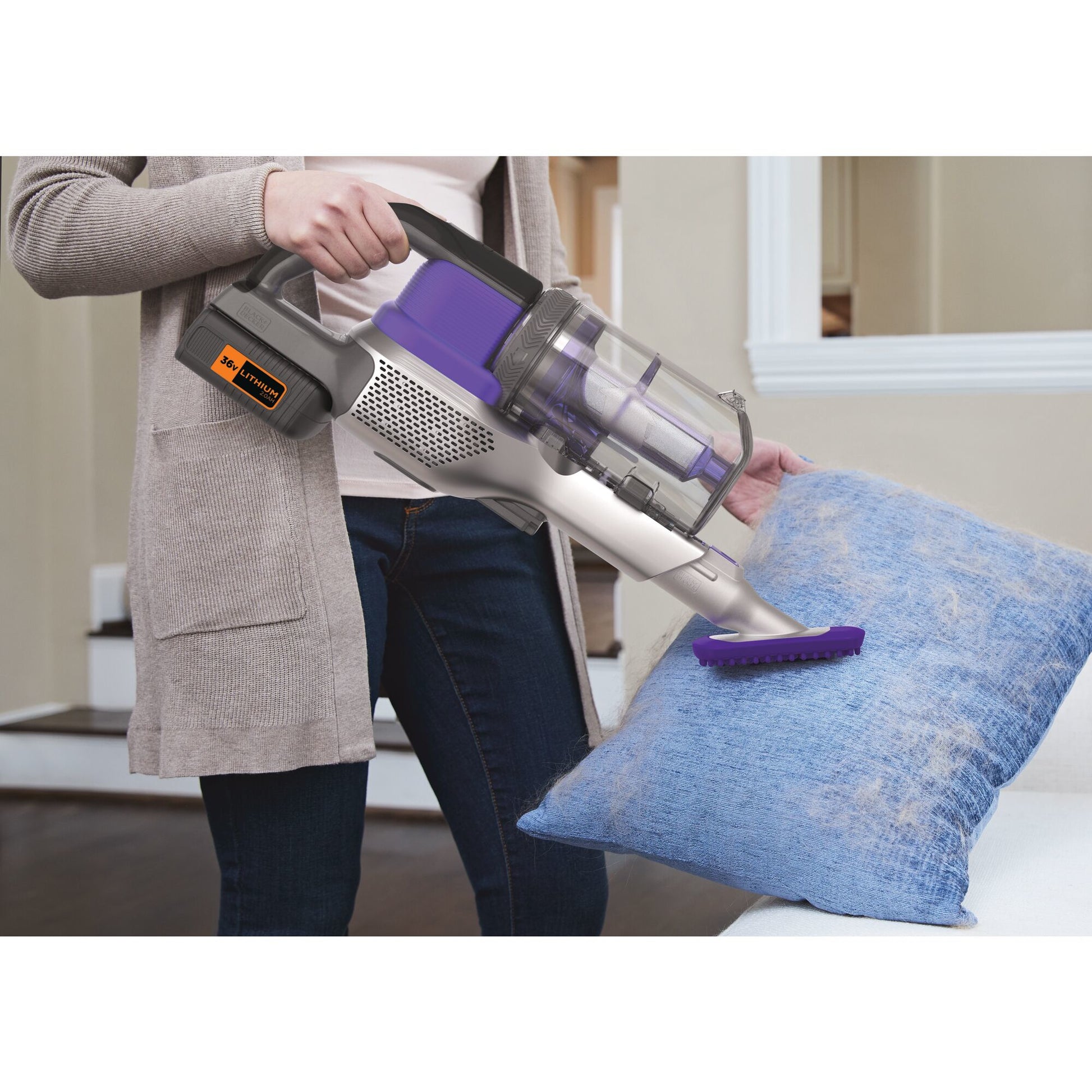 Black & Decker BHFEV362DP-QW – Stabstaubsauger – 36 V, 78 min, 0,75 l