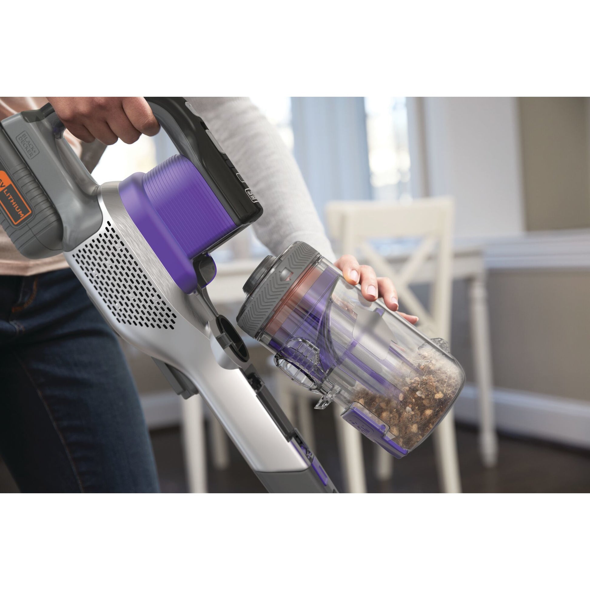 Black & Decker BHFEV362DP-QW – Stabstaubsauger – 36 V, 78 min, 0,75 l