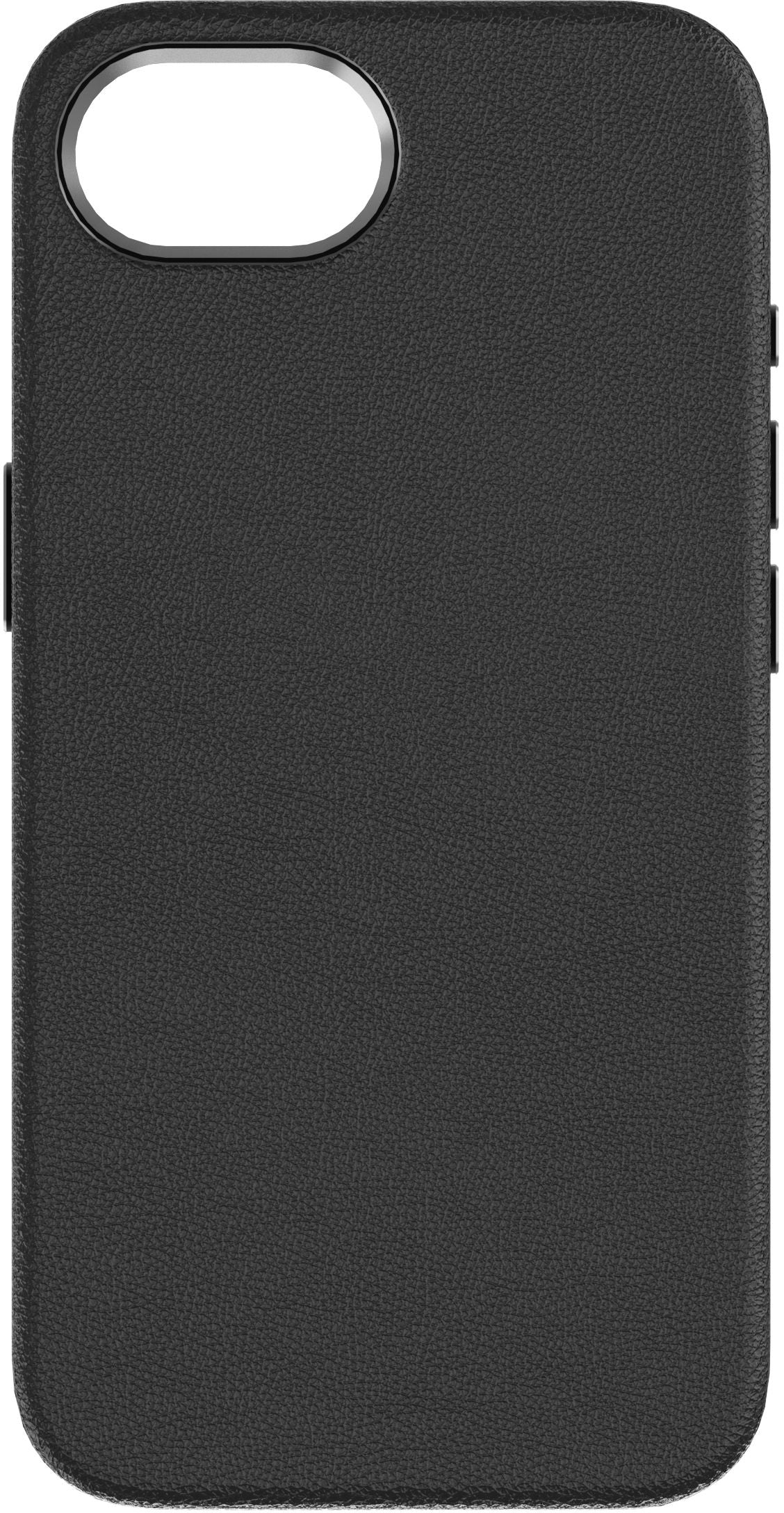 eSTUFF INFINITE (GRS) RIGA Backcover – für Apple iPhone, PC+Silikon, Schwarz