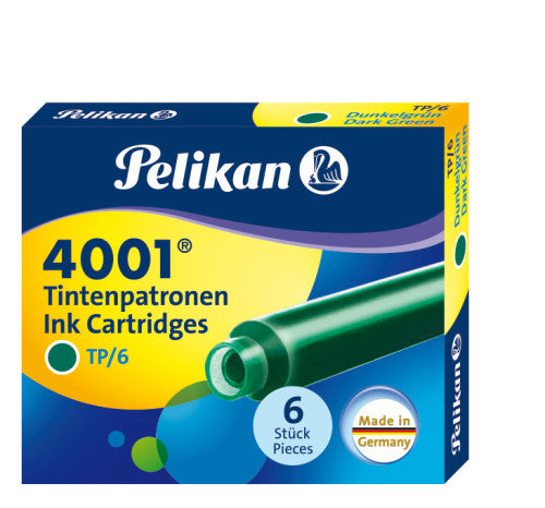 Pelikan Tintenpatronen 4001 – Dunkelgrün, Geruchsarm