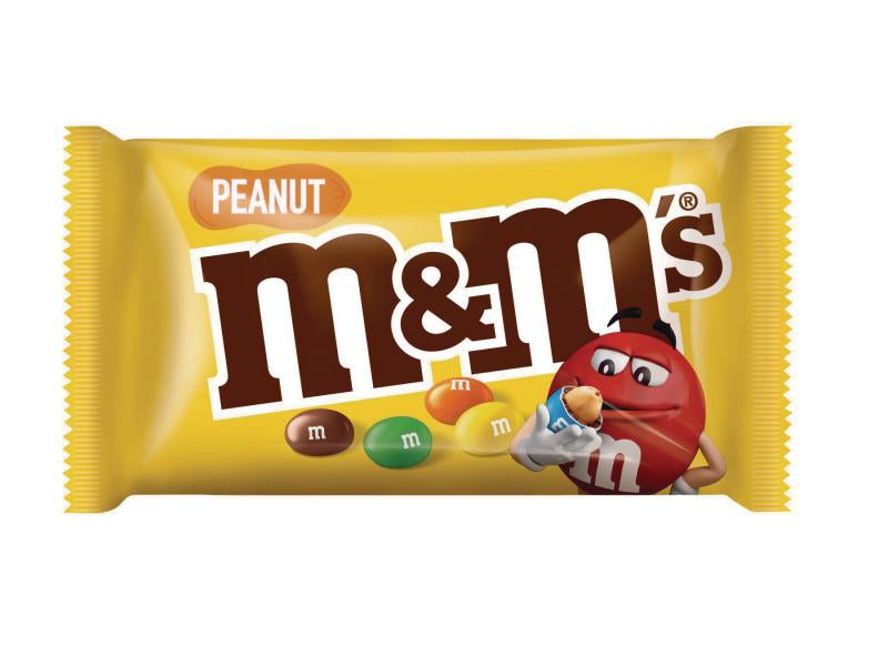 Mars Incorporated M&M's Schokolinsen – Erdnuss, Milch, 48% Kakao, Geschenkbox, 24 × 45 g (1,08 kg)