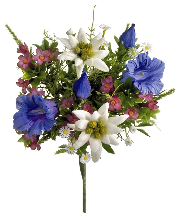 Botanic-Haus Künstliche Blütenpflanze – 22 cm – Polyester, mehrfarbig, 12er-Pack
