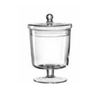 LEONARDO Vorratsglas Poesia – 750 ml, Ø 14 cm, H 20 cm, Glas, Transparent, mit Deckel