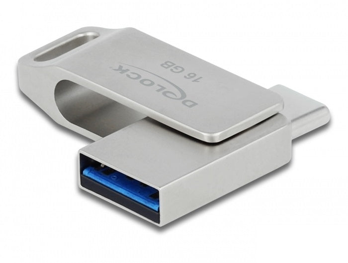 DeLOCK USB3.2 USB-C+Typ-A Speicherstick