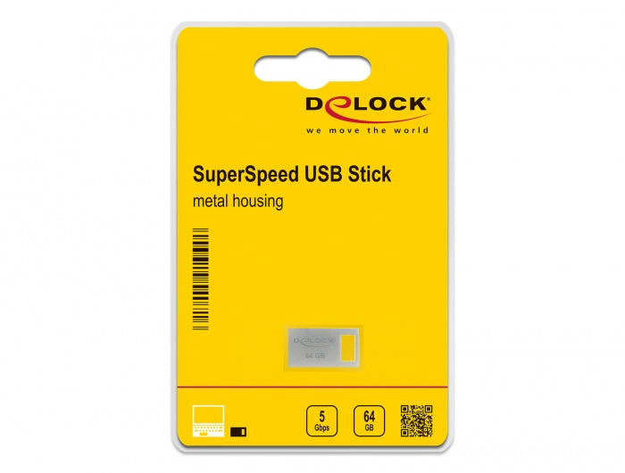 DeLOCK USB3.2 Gen 1 USB-Stick 64 GB – USB Typ-A