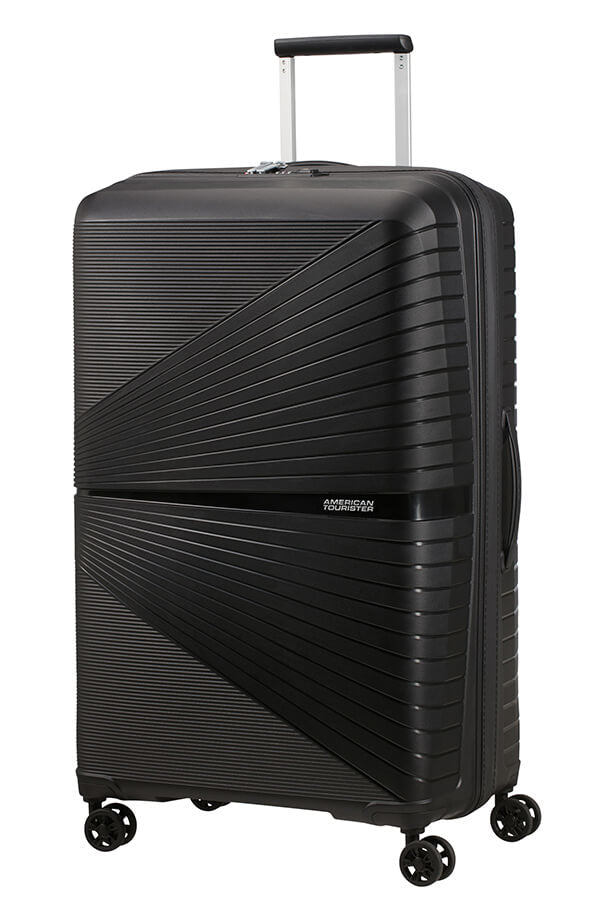 American Tourister Trolley Airconic – 101 l, Hartschale, 4 Doppelrollen, mit TSA, Onyx Schwarz, 49 × 77 × 31 cm