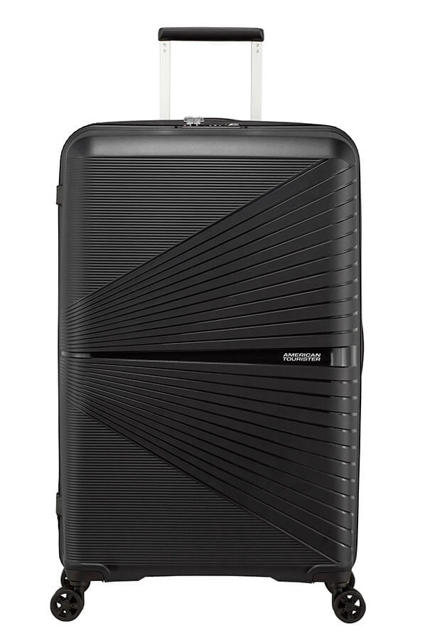 American Tourister Trolley Airconic – 101 l, Hartschale, 4 Doppelrollen, mit TSA, Onyx Schwarz, 49 × 77 × 31 cm