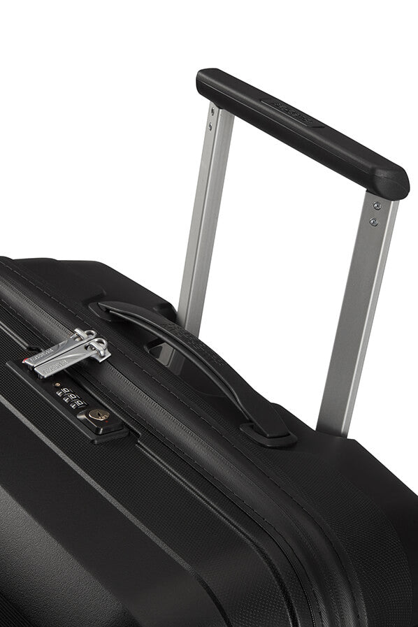 American Tourister Trolley Airconic – 101 l, Hartschale, 4 Doppelrollen, mit TSA, Onyx Schwarz, 49 × 77 × 31 cm
