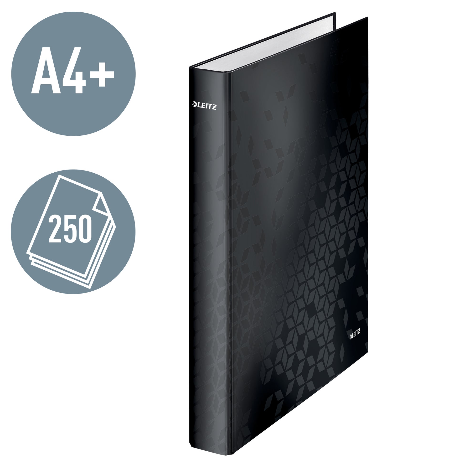 Leitz Ringmappe – A4+ – schwarz