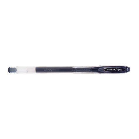 Uni-Ball Signo Gelschreiber – Schwarz, 0,4 mm, schnelltrocknend, Kappe