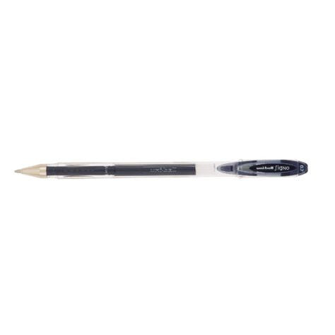Uni-Ball Signo Gelschreiber – Schwarz, 0,4 mm, schnelltrocknend, Kappe