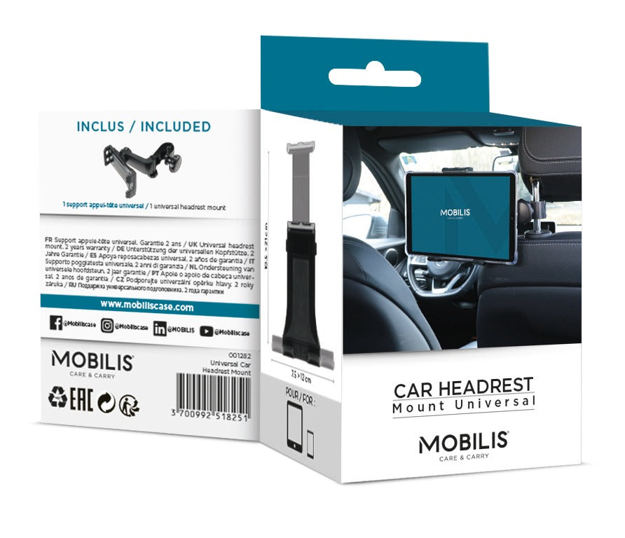 Mobilis Tablet-Arm (Tischklemme) für Smartphones und Tablets – Schwarz