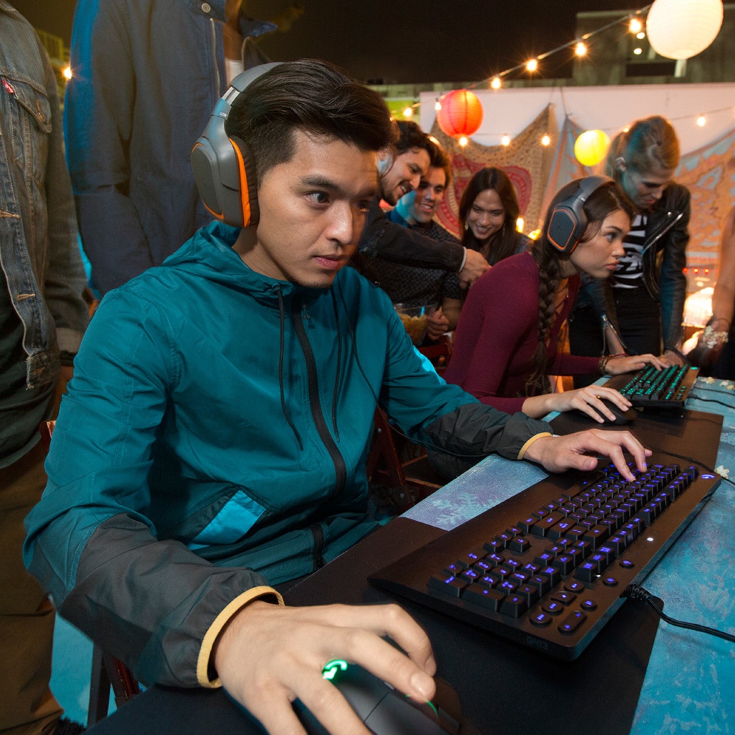 Logitech G G213 Prodigy – Gaming-Tastatur – Mechanisch, RGB – Kabelgebunden, USB – AZERTY (BE) – Schwarz