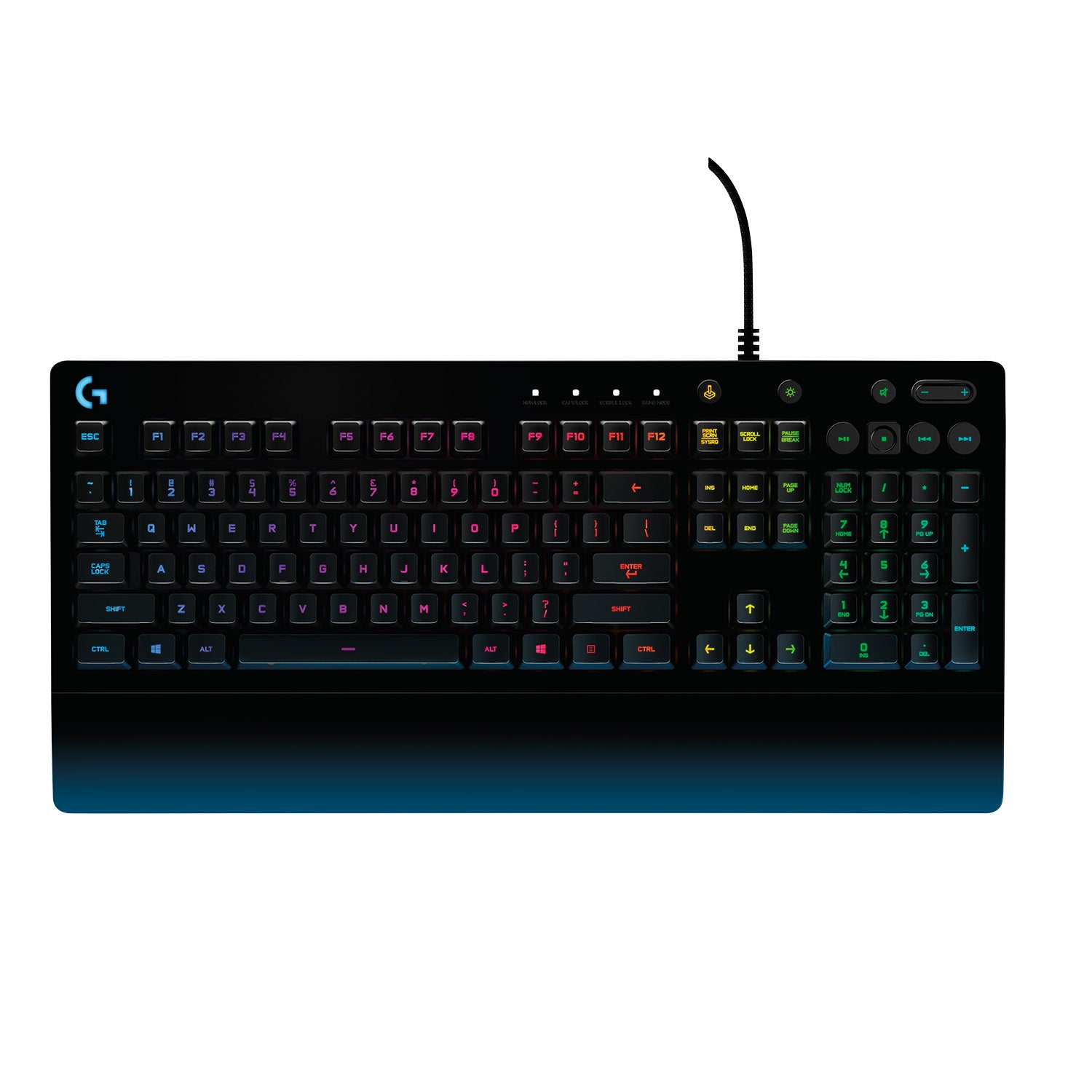 Logitech G G213 Prodigy – Gaming-Tastatur – Mechanisch, RGB – Kabelgebunden, USB – AZERTY (BE) – Schwarz