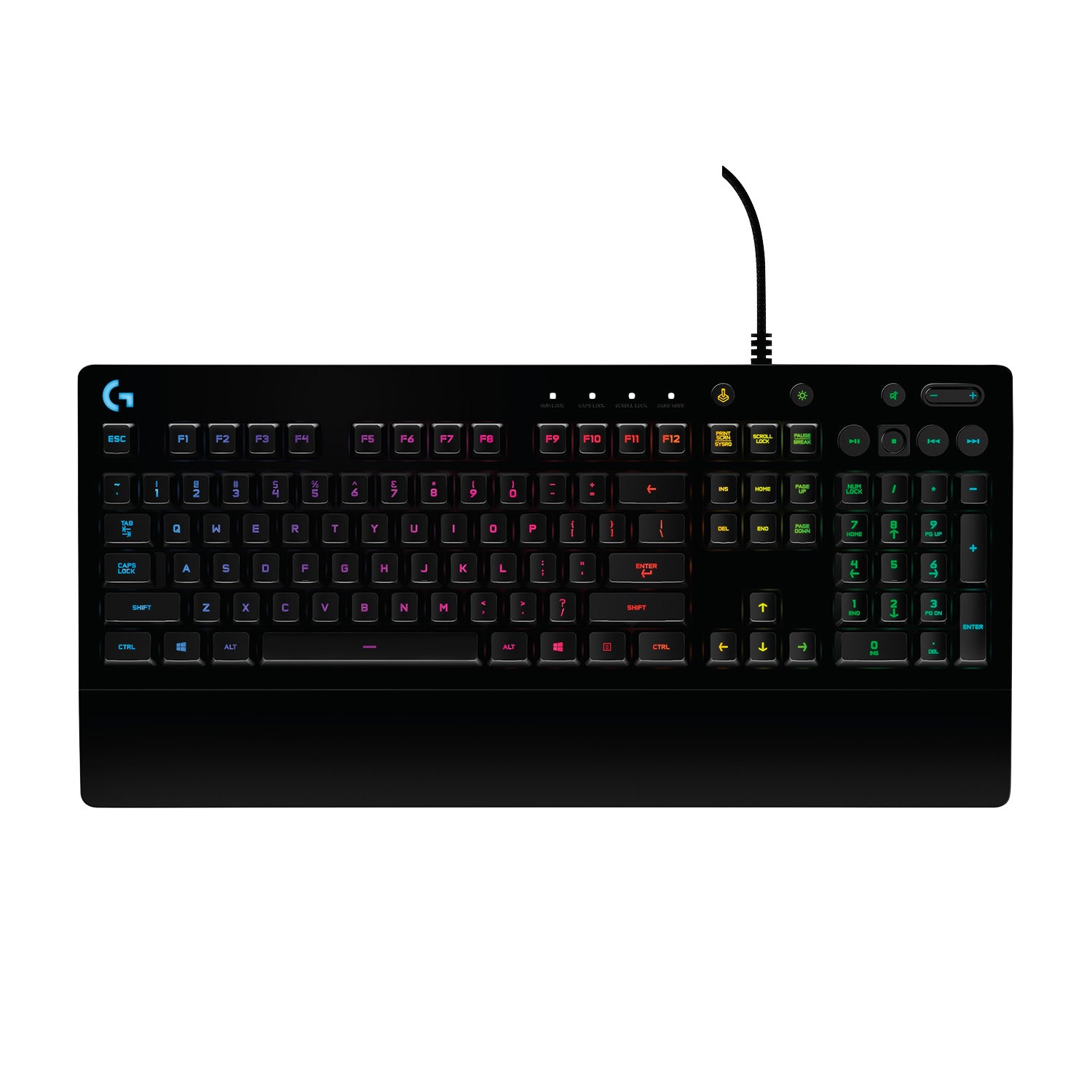 Logitech G G213 Prodigy – Gaming-Tastatur – Mechanisch, RGB – Kabelgebunden, USB – AZERTY (BE) – Schwarz