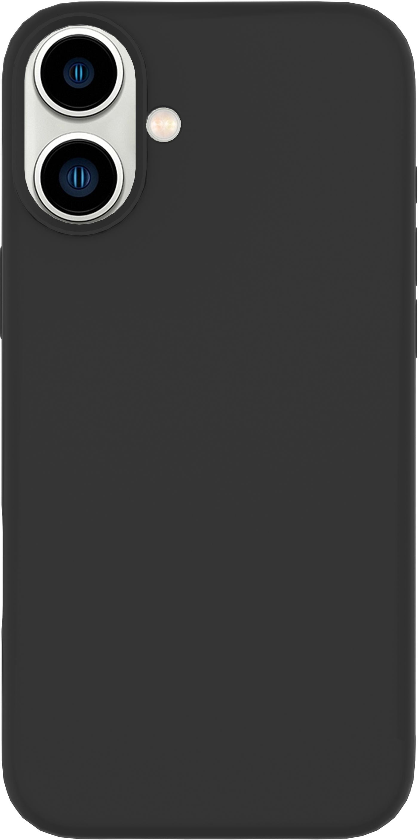eSTUFF INFINITE (GRS) RIGA – Backcover – für Apple iPhone 16 Plus, PC+Silikon, schwarz