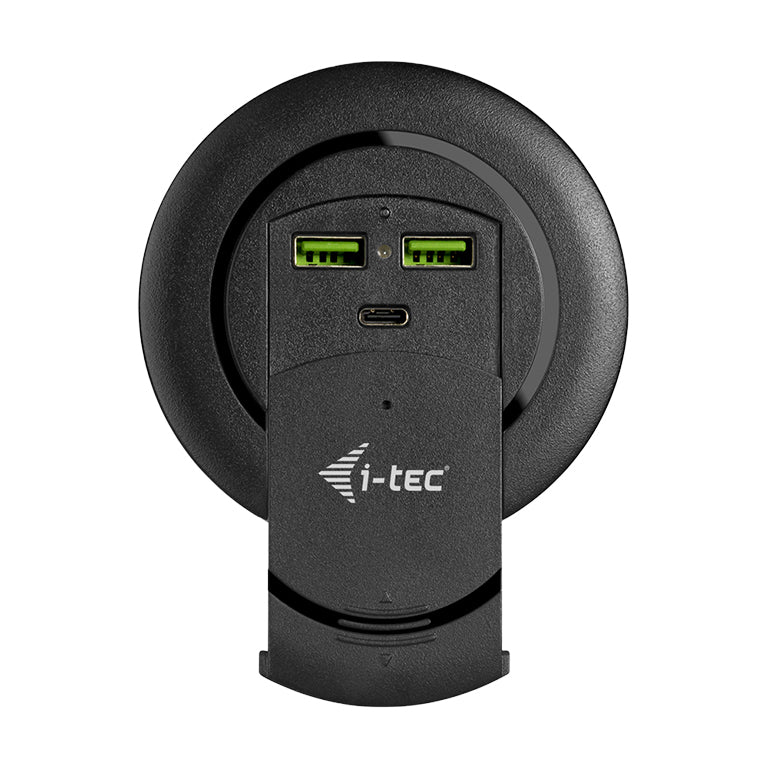 i-tec Ladegerät – 96 W, 1× USB-C + 3× USB-A, PD, QC – für universelle Geräte