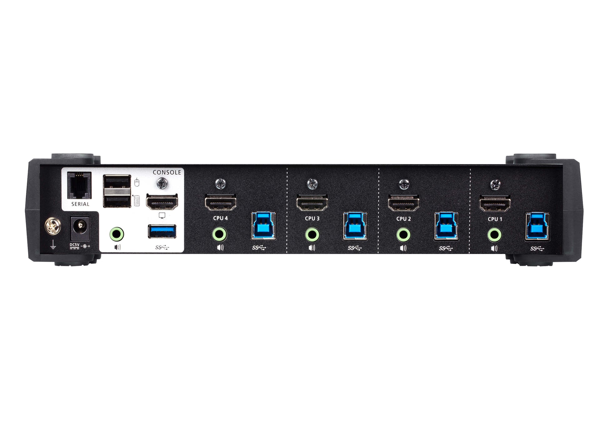 ATEN CS1824 KVM-Switch – HDMI 4K 60 Hz, 2-Port, Schwarz