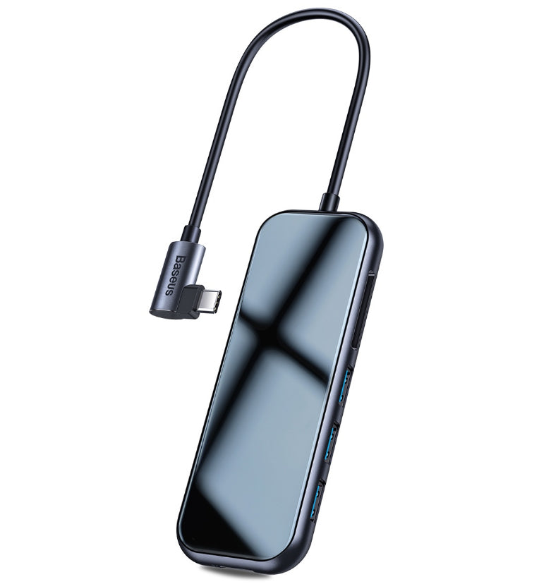 Baseus USB-C-Hub – USB-Port, schwarz