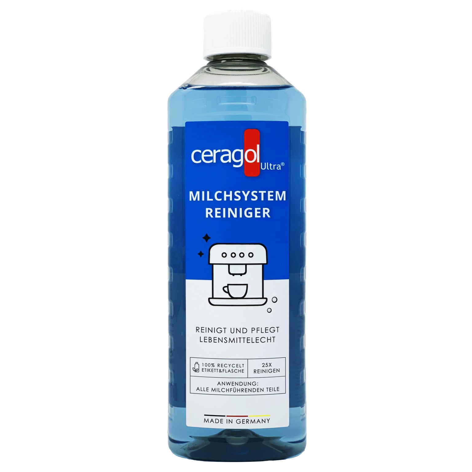 Ceragol Entkalker (Haushaltsgeräte) für Kaffeemaschinen – Flüssigkeit, Flasche – 500 ml
