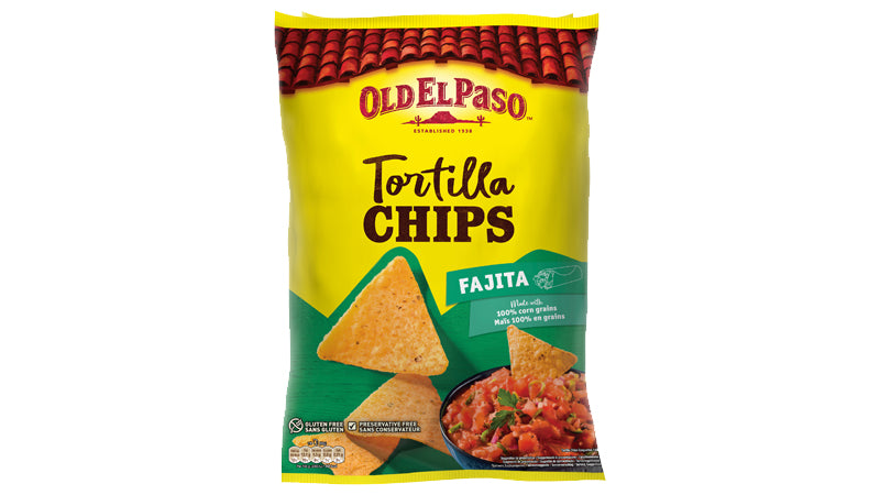 Old El Paso Tortilla Chips – Fajita – 185 g
