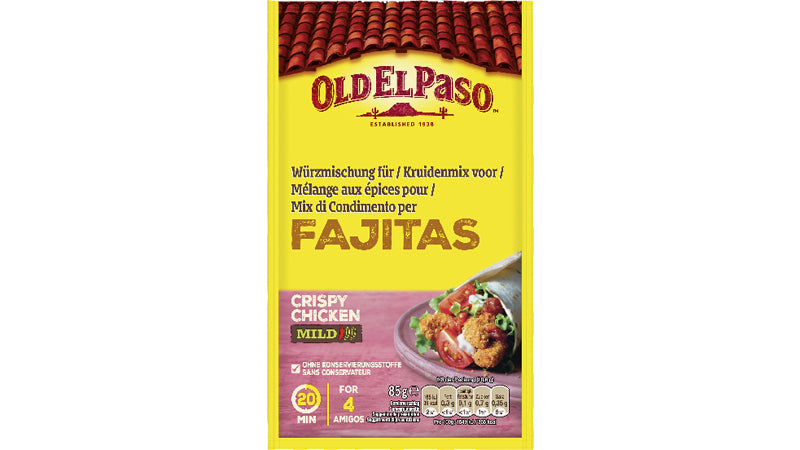 Old El Paso Gewürzmischung Crispy Fajita, vegan – 85 g