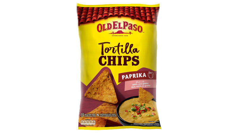 Old El Paso Tortilla Chips – Paprika – 185 g