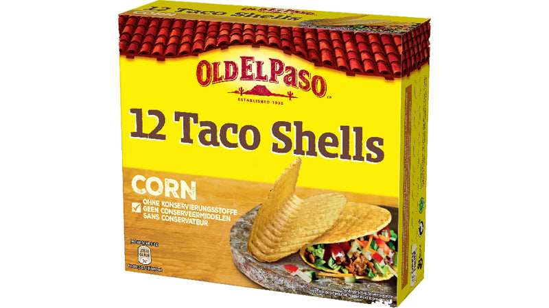 Old El Paso Taco-Schalen – Knusprig – 12 Stück, 156 g