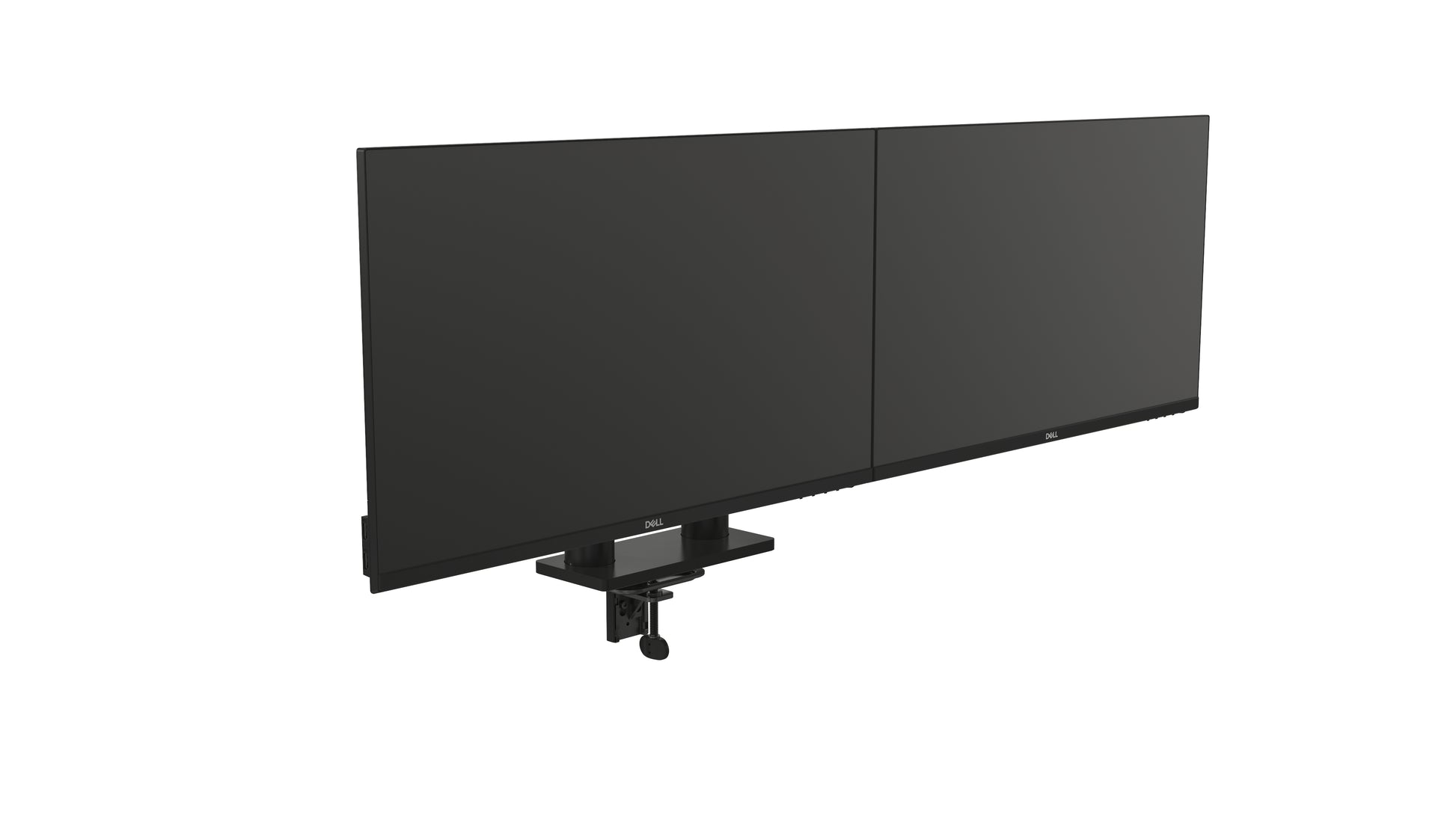 DELL MDA20 – Monitorarm, Dual, Tischklemme, bis 27", VESA 100 × 100 mm, 10 kg, Schwarz